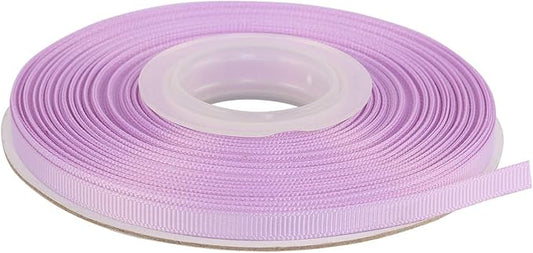 Ribbonitlux 1/4" Wide Solid Grosgrain Ribbon 25 Yards (430-Lavender）, Set for Gift Wrapping, Party Decor, Sewing Applications, Wedding and Craft