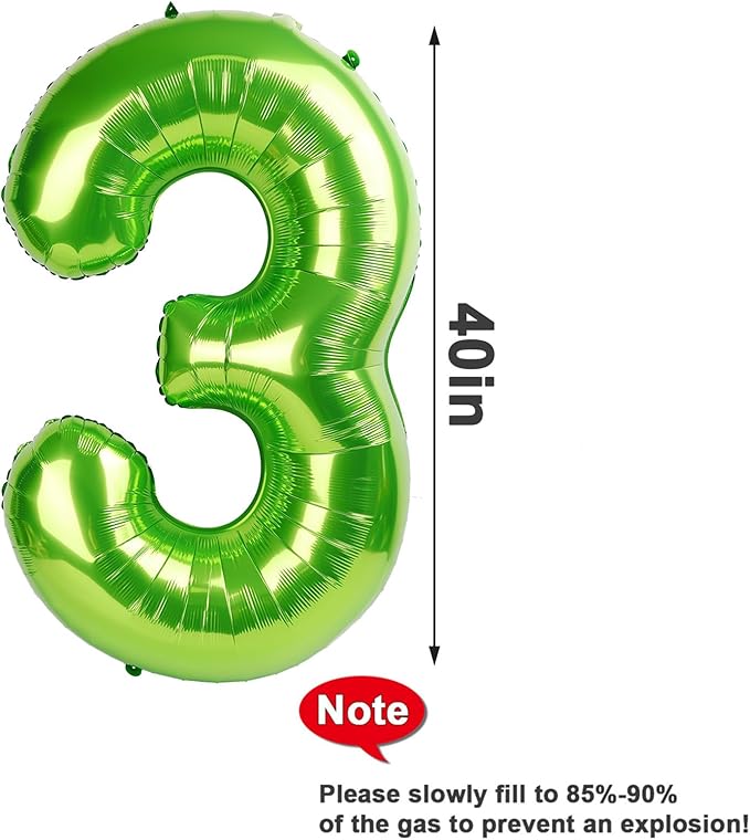 40 Inch Number 8 Balloon, Light Green 8 18 28 80 Birthday Balloons for Men Boys, 8th Birthday Decorations Party Supplies, Wedding, Graduations