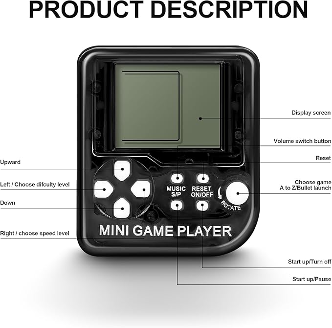 SSRMX 18Pcs Video Game Party Favors for Kids, Arcade Video Game Birthday Supplies Mini Gamer Console Keychain Classroom Prizes for Boys and Girls