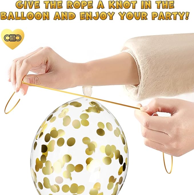 Lukiituke Black and Gold Balloon Arch Kit, 114Pcs Gold Latex Balloons, 4 Size Black New Years Party Balloons for Birthday Decorations, New Years, Wedding, Graduation Decorations
