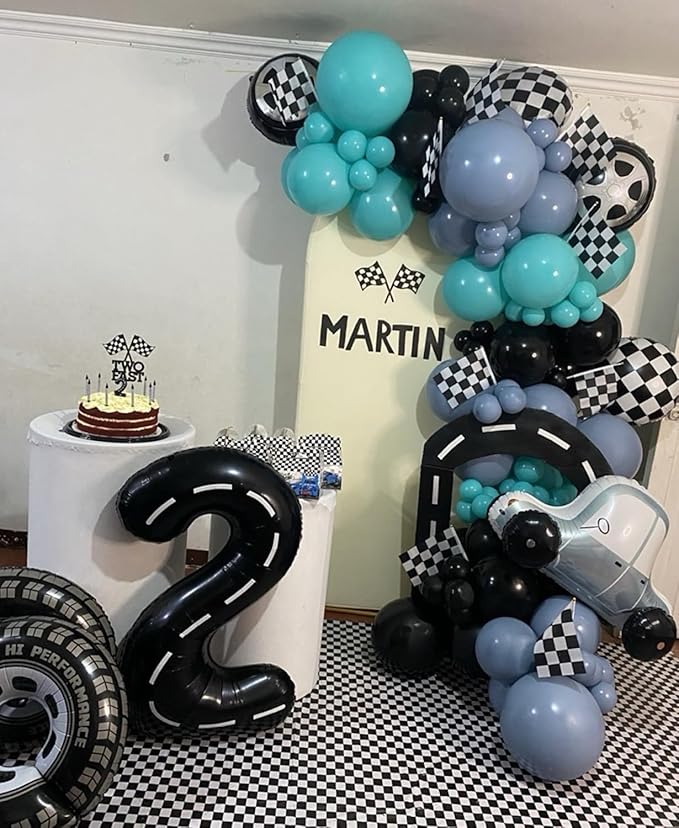 40 inch Number Balloon 0-9 Black Large Number 2 Balloons,Digital Balloons for Birthday Party Celebration Decorations Supplies, Helium Foil Number Balloons for Wedding Anniversary