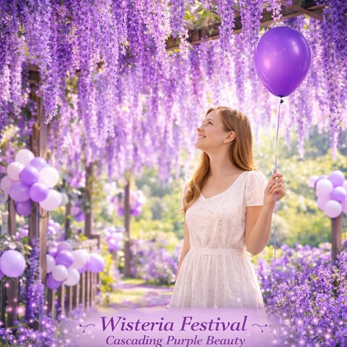 Purple Balloons 100 Pack, 12 Inch Latex Party Balloons, Round Helium Balloons for Graduation Wedding Birthday Halloween Party Decorations