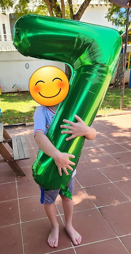 Numbers Balloon 3, 40 Inch Large Dark Green Balloon for Three Year Old Birthday Decor, 3 13 30 31 Birthday Party Decorations for Wedding Supplies