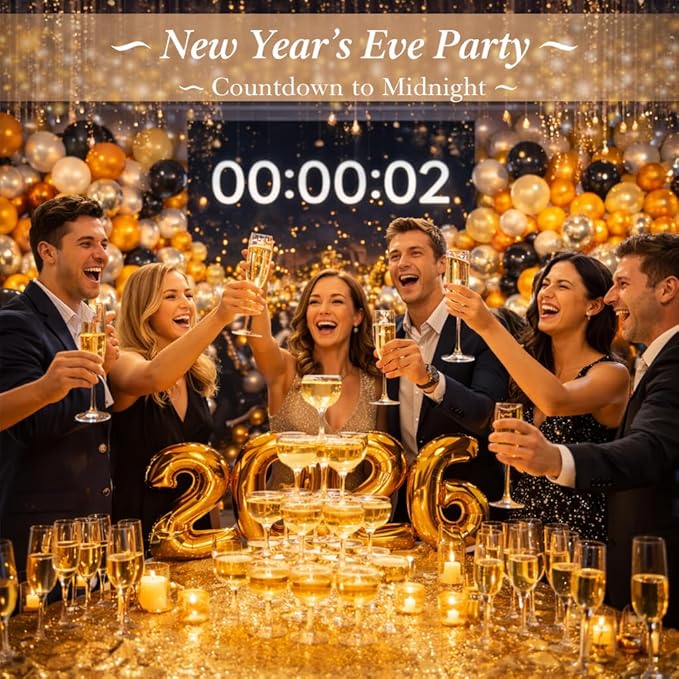 Metallic Gold Latex Balloons 100 Pack, 12 Inch Round Shiny Chrome Gold Helium Balloons for Wedding Anniversary Graduation Celebration New Year Christmas Holiday Party Decorations