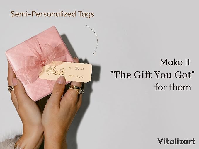 Vitalizart Pink Metallic Grid Wrapping Paper Set 17" With Organza Ribbon & Gift Tags Christmas Gift Wrapping Birthday Baby Shower Wedding Bouquets Handmade Crafts 197"(16.4 Ft) Pink Ribbon