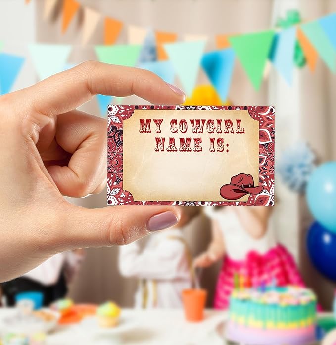 Cowgirl Birthday Party Decoration,Western Party Decorations,Cowgirl Birthday Party Sign for Girls, Cowgiel Birthday Decoration, Kids Cowgirl Activity Cards, Cowgirl Activity Decoration Supplies