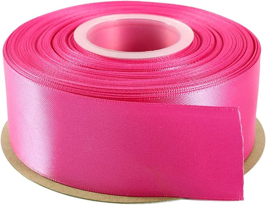 ITIsparkle 11/2" Inch Double Faced Satin Ribbon 25 Yards-Roll Set for Gift Wrapping Party Favor Hair Braids Hair Bow Baby Shower Decoration Floral Arrangement Craft Supplies, Garden Rose Ribbon