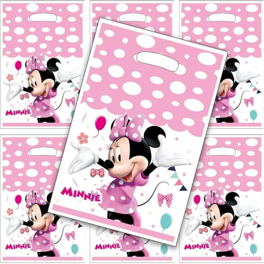 30PCS Minnie party gift bags, supplies, and decorations. Perfect for cartoon parties, ideal for kids, and great for family events, prizes, carnivals, and Christmas