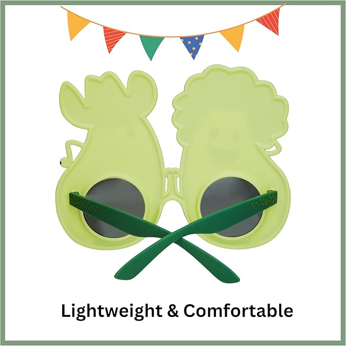 Sun-Staches Fiesta Fun Sombrero Sunglasses | Photo Booth | Party Attire or Party Favor | One Size Fits Most