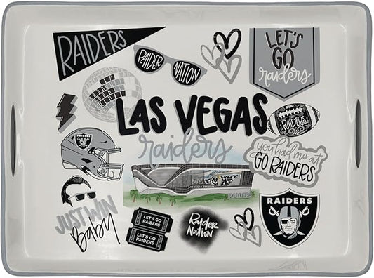 NFL Loco Fan Large Serving Tray w/Handles