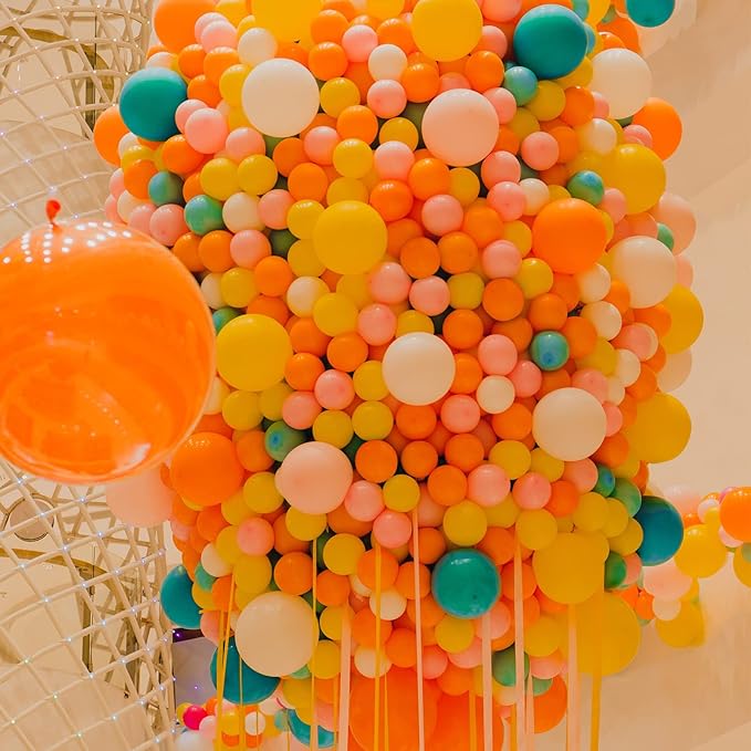 Yellow Balloons 110Pcs, 5 Inch Small Yellow Latex Party Balloons, Mini Thick Yellow Balloons for Birthday Wedding Baby Shower Decorations.