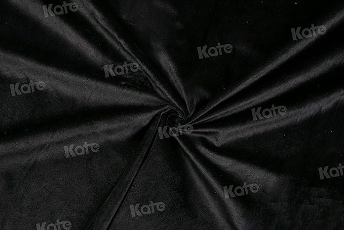 Kate 6ft×9ft Solid Black Backdrop Portrait Background for Photography Studio