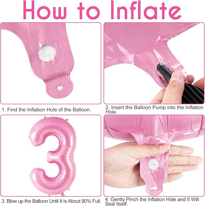 Pink Number 13 Balloon, 40 Inch Big Large Foil Helium Number Balloons, Giant Mylar Number 13 Balloons for 13 Years Old Birthday Party Decorations Supplies Anniversary