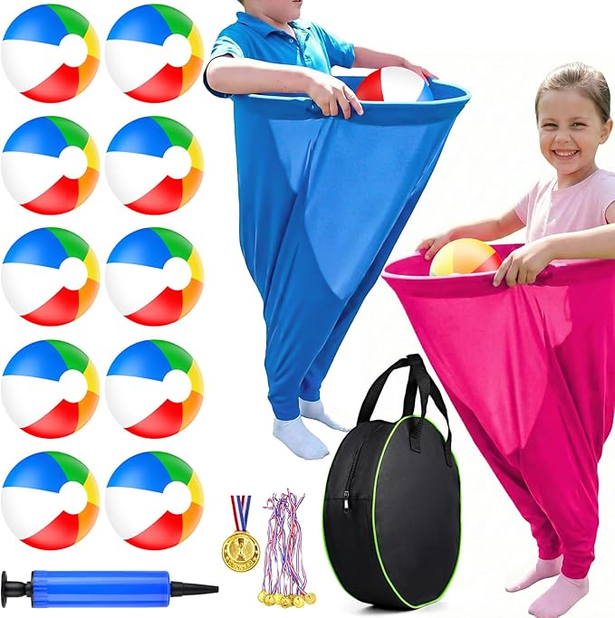 Granny Pants Yard Game for Kids & Adults- Giant Outdoor Carnival Game for Family Parties, Company Team Building, Backyard, Lawn Reunion Fun