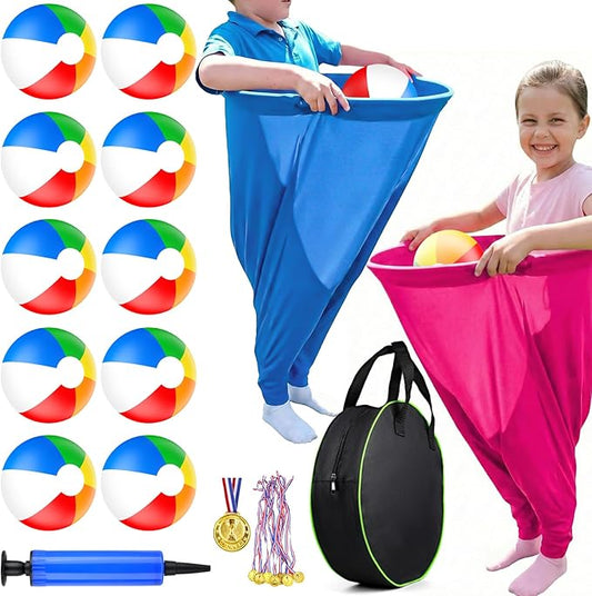 Granny Pants Yard Game for Kids & Adults- Giant Outdoor Carnival Game for Family Parties, Company Team Building, Backyard, Lawn Reunion Fun