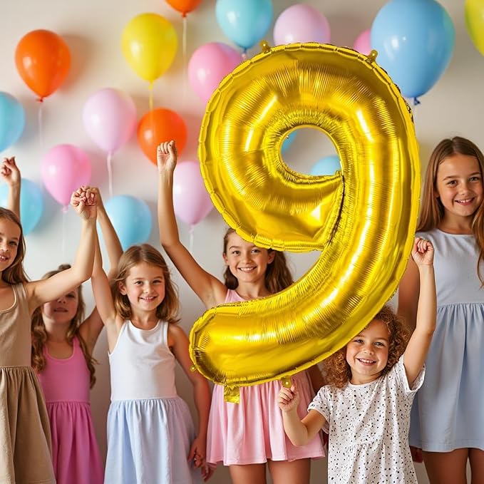40 inch Number Balloon 0-9 Gold Large Number 70 Balloons,Digital Balloons for Birthday Party Celebration Decorations Supplies, Helium Foil Number Balloons for Wedding Anniversary