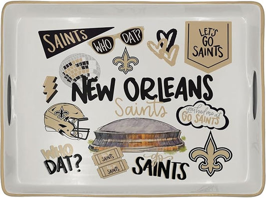 NFL Loco Fan Large Serving Tray w/Handles