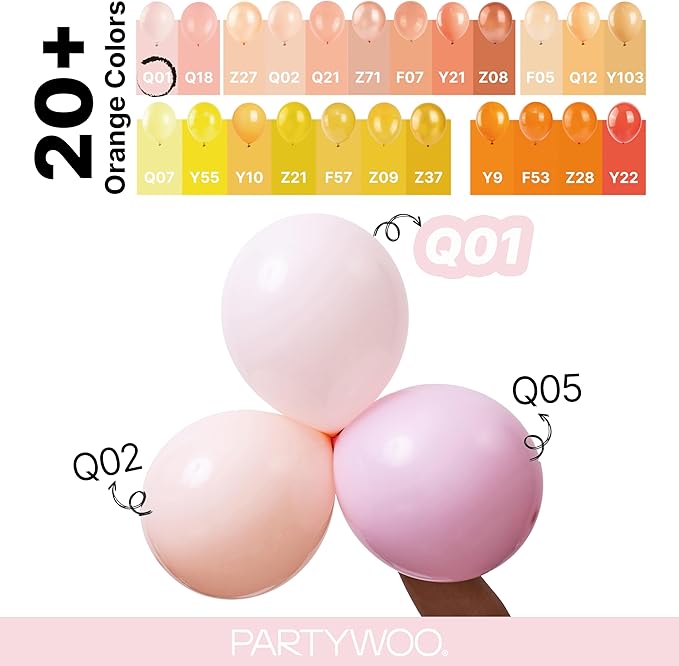 PartyWoo Pale Pink Balloons 140pcs Different Sizes of 18 12 10 5 Inch Light Pastel Baby Pink Balloon Arch Kit for Engagement Bachelorette Baby Shower Easter Birthday Party Decorations Pink-Q01