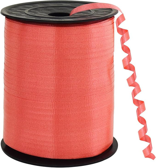 BEISHIDA 500 Yards Matte Red Curling Ribbon Balloon String Crimped Ribbons for Gift Wrapping Ribbon for Birthday Valentine's Day Halloween Christmas Gift Wraps Party Decoration