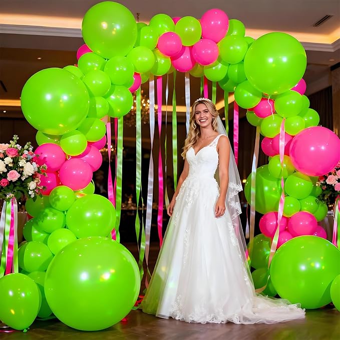 Light Green Balloon Arch Kit 111Pcs 18 12 5 Inch Latex Party Balloons Garland for Birthday Baby Shower Wedding Engagement Anniversary
