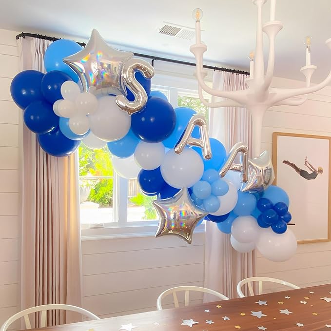 Voircoloria 90pack White Balloons Different Size 18/12/10/5 Inch Pearl White Balloon Garland Arch Kit for Wedding, Birthday, Graduation, Bridal Shower, Baby Shower, Bachelorette Decorations