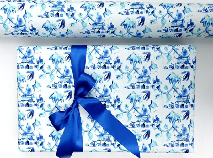 ITIsparkle 1" Inch Double Faced Satin Ribbon 50 Yards-Roll Set for Gift Wrapping Scrap Books Party Favor Hair Braids Baby Shower Decoration Floral Arrangement Craft Supplies, Royal Ribbon
