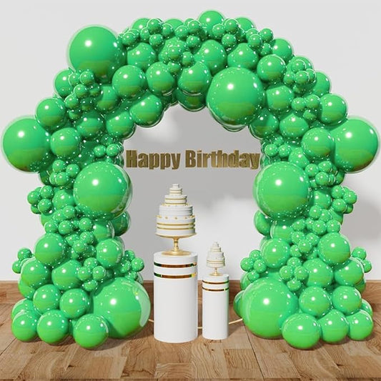 Green Balloon Arch Kit 111Pcs 18 12 5 Inch Latex Party Balloons Garland for Birthday Baby Shower Wedding Engagement Anniversary Christmas Party Decorations