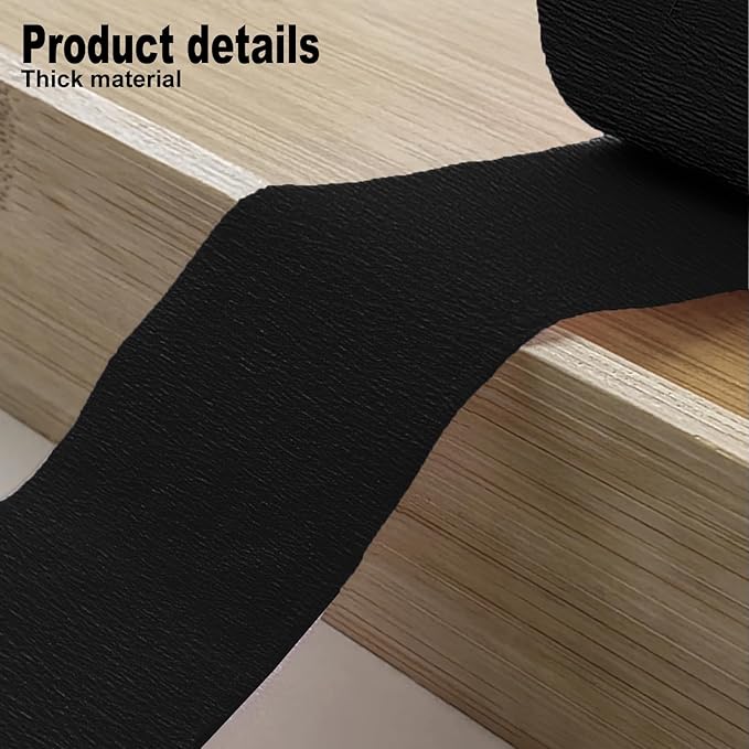6 Crepe Paper Streamers Rolls, 492ft Black Orange Purple Green and White Streamers Party Supplies for Halloween Theme Horror Party Birthday Wedding Backdrop Decorations (1.8 inch x 82 ft/Roll)