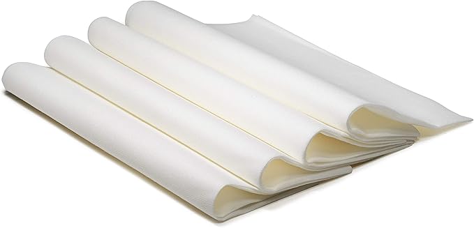 " OCCASIONS " 320pcs set (40 Guests)-Wedding Party Disposable Plastic Plate Set -40 x 10.25'' + 40 x 7.5'' + Silverware + Cups + Napkins (Scalloped in White/Blush & Gold)