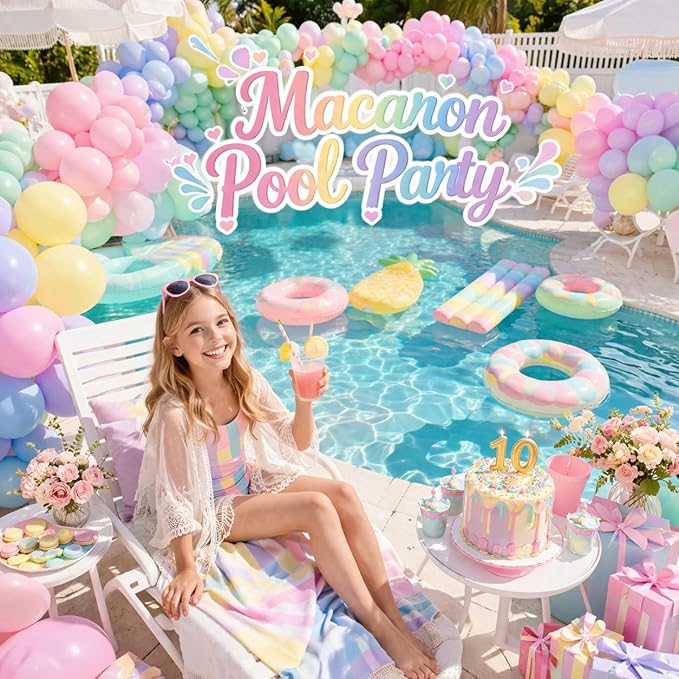 Pastel Balloons 100 Pack, Latex Rainbow Balloon, 12 Inch Round Helium Multicolor Macaron Balloons for Easter Birthday Wedding Baby Shower Bridal Wedding Party Decorations