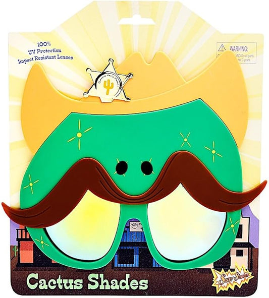 Sun-Staches Fiesta Fun Sombrero Sunglasses | Photo Booth | Party Attire or Party Favor | One Size Fits Most