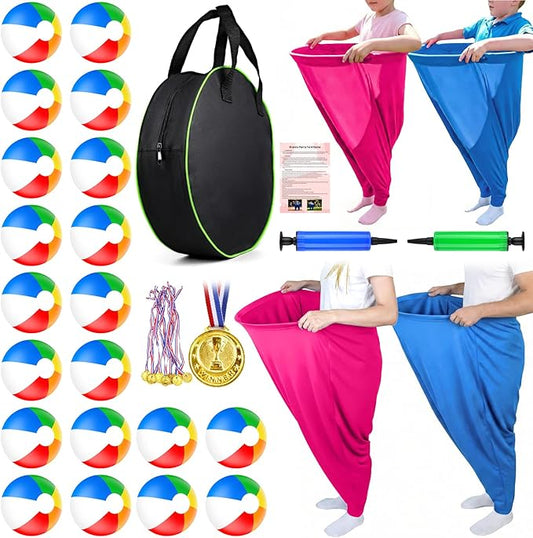 Granny Pants Yard Game for Kids & Adults- Giant Outdoor Carnival Game for Family Parties, Company Team Building, Backyard, Lawn Reunion Fun