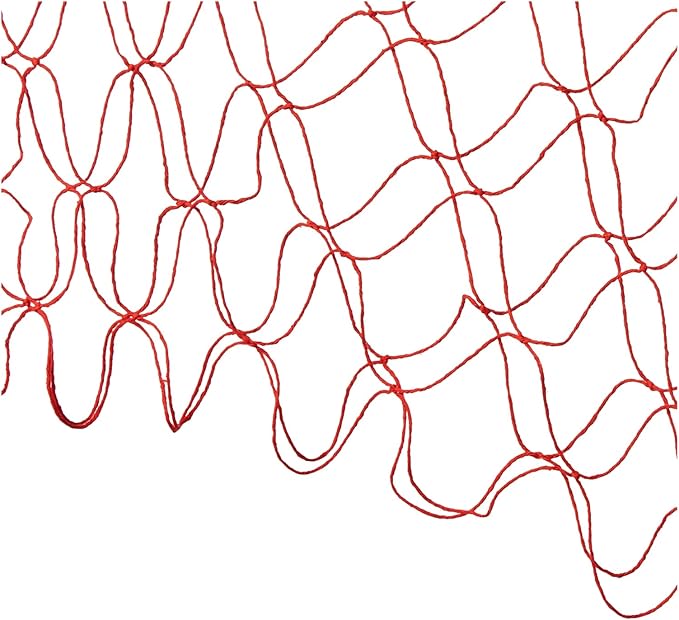 Beistle Red Decorative Fish Netting, Beach Party Supplies for Ocean, Under-The-Sea or Pirate Themed Parties, Hawaiian Luau’s, Summer Beach Parties, 4’ x 12’