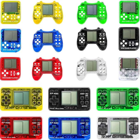 18Pcs Video Game Party Favors, Mini Game Keychain Arcade Party Favors for Kids,Birthday Supplies Gaming Classroom Prizes for Boys and Girls