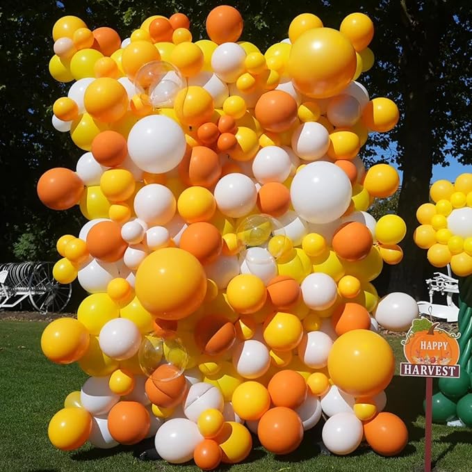 Voircoloria 90pack Retro Orange Balloons Different Size 18/12/10/5 Inch Retro Orange Balloon Garland Arch Kit for Graduation, Wedding, Birthday, Baby Shower, Anniversary Party Decorations
