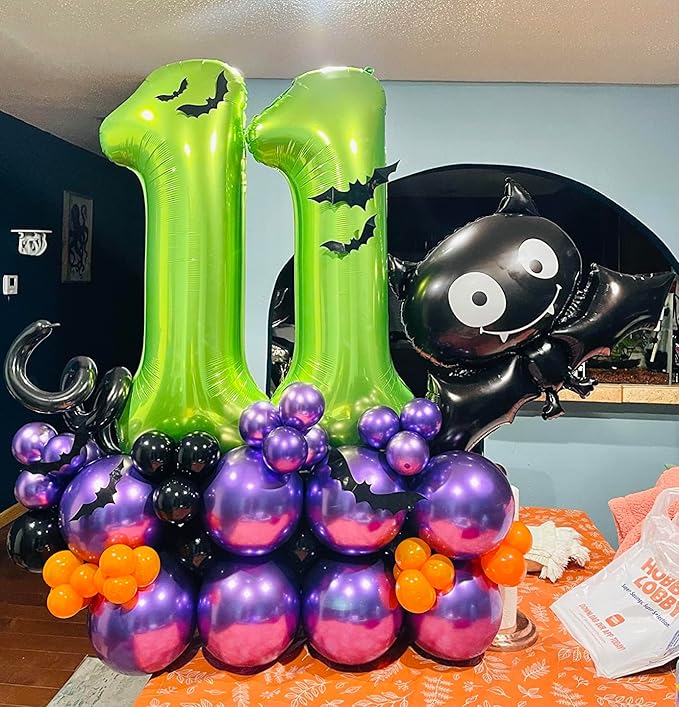 40 inch Number Balloon 0-9 Green Large Number 90 Balloons,Digital Balloons for Birthday Party Celebration Decorations Supplies, Helium Foil Number Balloons for Wedding Anniversary