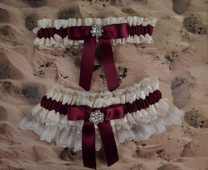 ITIsparkle 1" Inch Double Faced Satin Ribbon 50 Yards-Roll Set for Gift Wrapping Scrap Books Party Favor Hair Braids Baby Shower Decoration Floral Arrangement Craft Supplies, Burgundy 277# Ribbon
