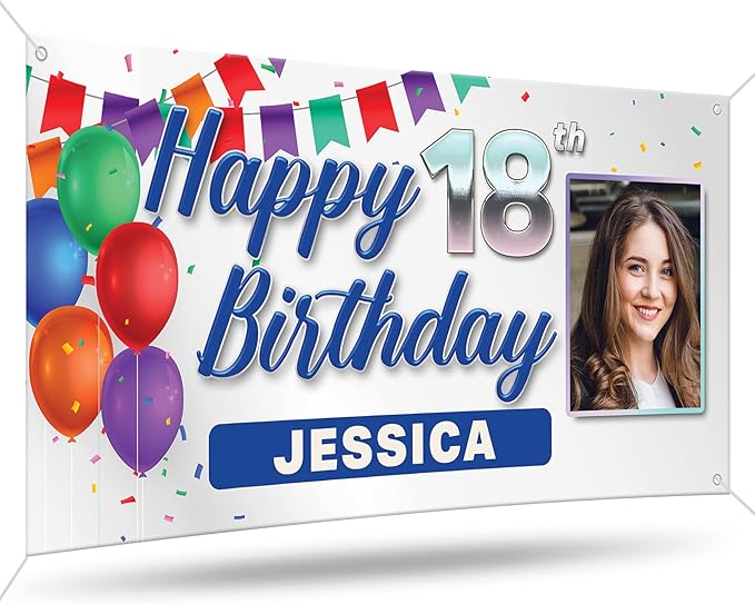 Custom Celebration Banner by DOT4DOT - Personalized Sign for Happy Birthday, Kids, Wedding, Parties, Grand Opening, Graduation, Congratulations (2x4, Celebration 4)