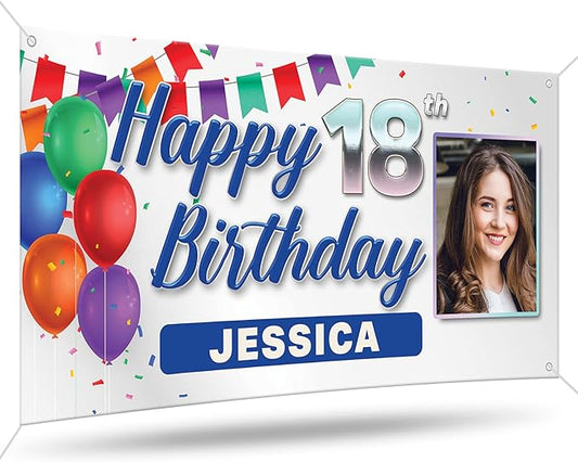 Custom Celebration Banner by DOT4DOT - Personalized Sign for Happy Birthday, Kids, Wedding, Parties, Grand Opening, Graduation, Congratulations (2x4, Celebration 4)