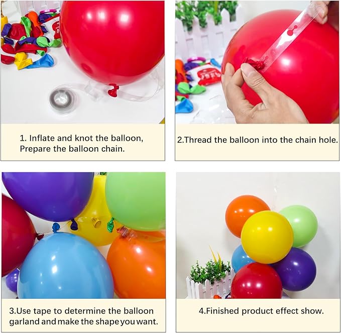 Rainbow Balloon Arch Kit 111Pcs 18 12 5 Inch Latex Colorful Party Balloons Garland for Birthday Baby Shower Wedding Engagement Anniversary Christmas Party Decorations