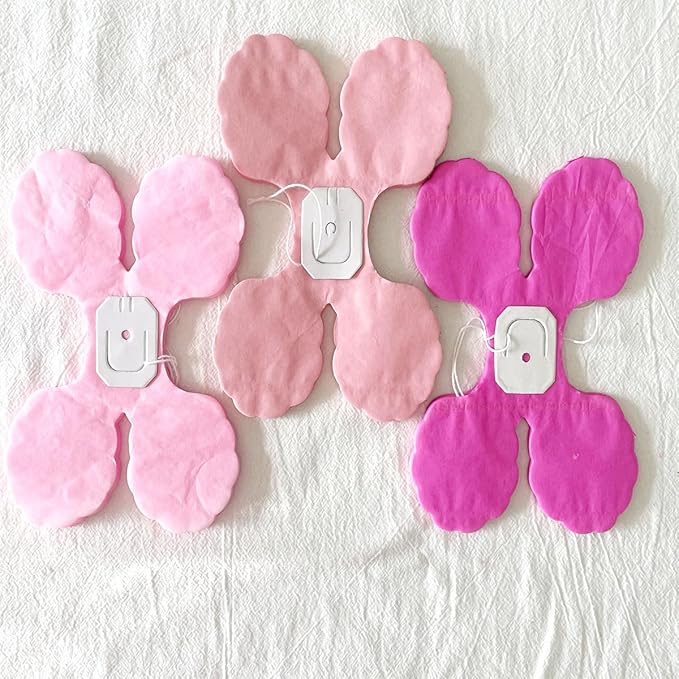 10PCS Four Leaf Clover Paper Flowers Garland Decorations Four Leaf Clover Paper Banner Tissue Paper Streamers Reusable Hanging Garland for Birthday Baby Shower Party Backdrop Home Decor(Pink kit)
