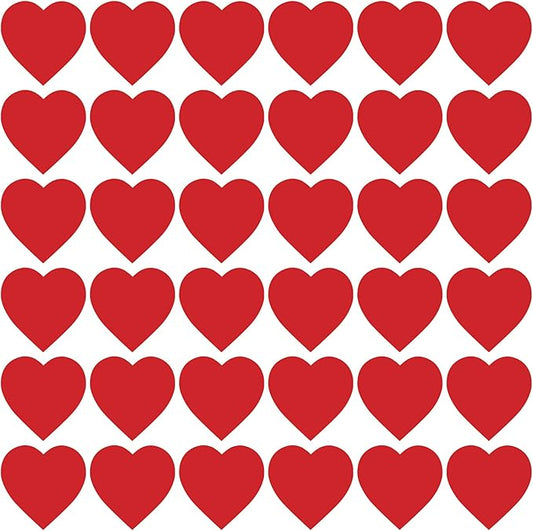 Beistle 36-Piece RedPrinted Heart Cutout, 12-Inch