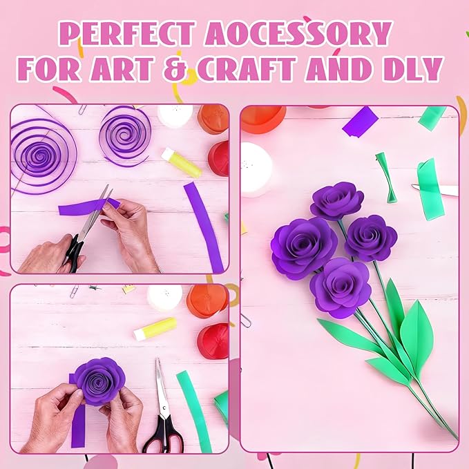 Blue Pink Crepe Paper Streamer 8 Rolls 32ft Cartoon Birthday Party Supplies Purple Backdrop Baby Shower Wedding Decorations(1.77inx32ft)