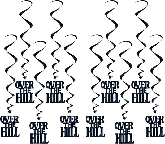 Beistle 10 Piece Over The Hill Party Decorations Hanging Swirls Whirls