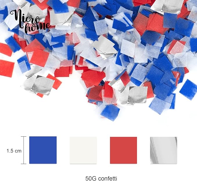 4th of July Patriotic Decorations Set - 27 PCS Red White and Blue Party Supplies for America Independence Day, Memorial Day, Happy Birthday America