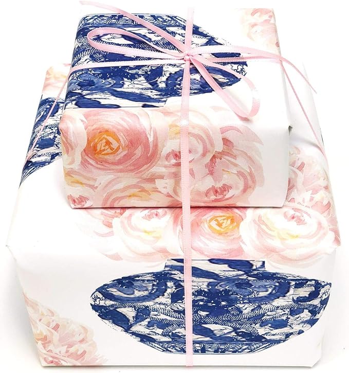 ITIsparkle 1/4" Inch Double Faced Satin Ribbon 50 Yards-Roll Set for Gift Wrapping Scrap Books Party Favor Hair Braids Baby Shower Decoration Floral Arrangement Craft Supplies, Light Pink Ribbon