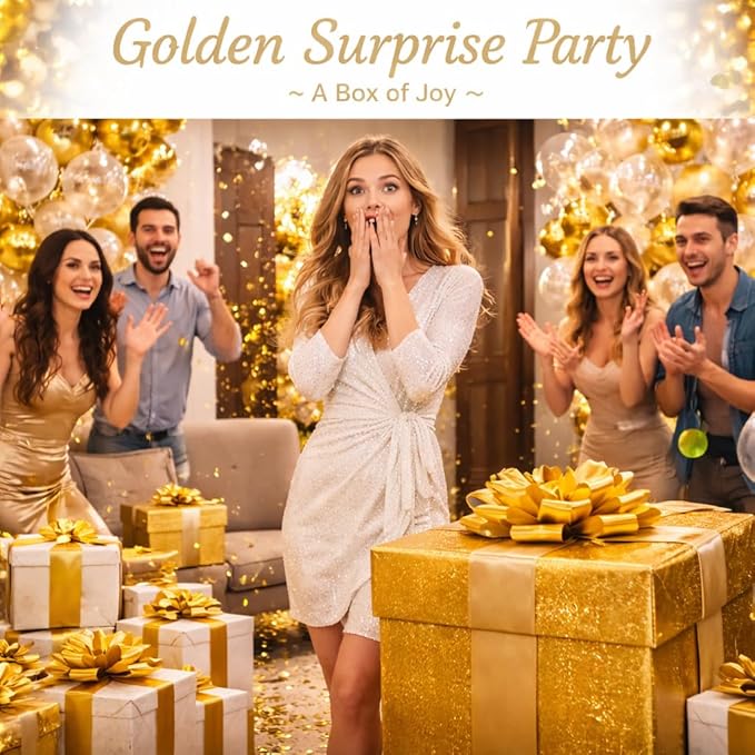 Golden Confetti Latex Party Balloons 100 Pack, 12 Inch Helium Balloons with Gold Confetti Dots for Wedding Bridal Shower Birthday Celebration Decorations