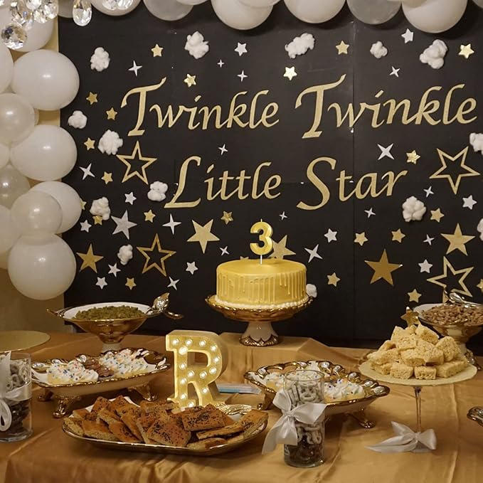 Number Birthday Candles(60 Candle Gold) 3D Diamond Shape Number Happy Birthday Cake Candles for Birthday Party Wedding Decoration Reunions Theme Party