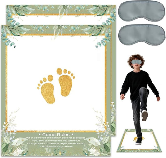 Baby Shower Party Games, Blindfold 60-Second Challenge Party Game, Indoor Outdoor Group Activity, Baby Shower Bridal Shower Party Decorations, Game for Gender Reveal Bachelorette Birthday Retirement
