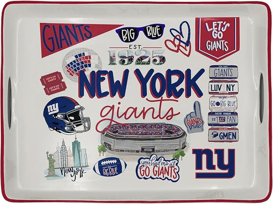 NFL Loco Fan Large Serving Tray w/Handles